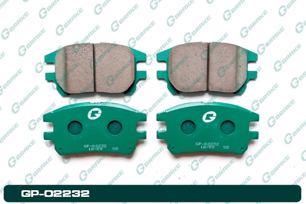 КОЛОДКИ ТОРМОЗНЫЕ ДИСКОВЫЕ G-BRAKE GP02232