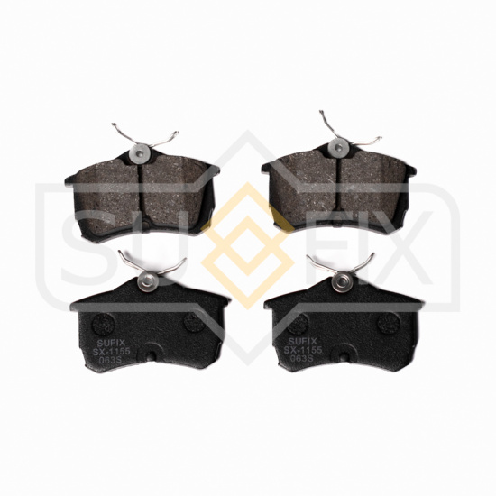 КОЛОДКИ ТОРМОЗНЫЕ ДИСКОВЫЕ SUFIX SX1155