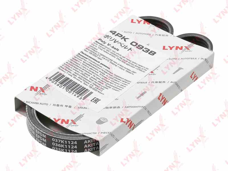 РЕМЕНЬ ПОЛИКЛИНОВЫЙ LYNXauto 4PK0938