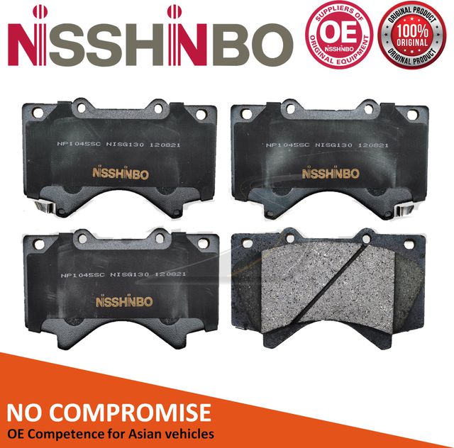 КОЛОДКИ ТОРМОЗНЫЕ ДИСКОВЫЕ NISSHINBO NP1045SC