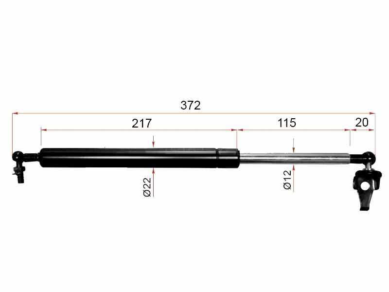 АМОРТИЗАТОР КАПОТА SAT ST5344033080