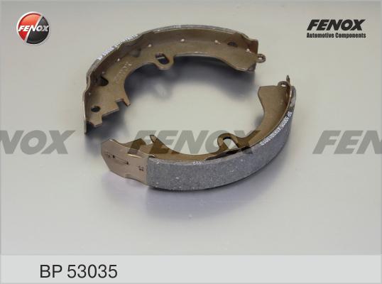 КОЛОДКИ ТОРМОЗНЫЕ БАРАБАННЫЕ FENOX BP53035
