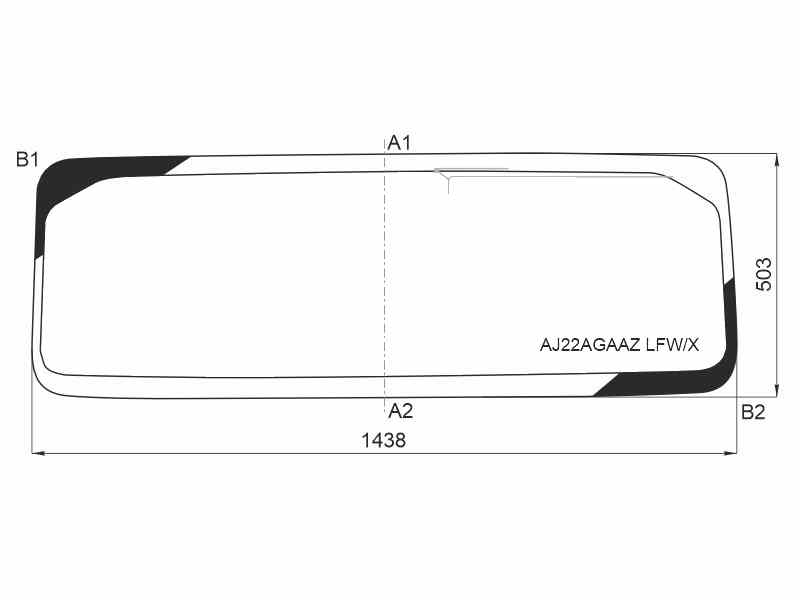СТЕКЛО ЛОБОВОЕ XYG AJ22AGAAZLFWX
