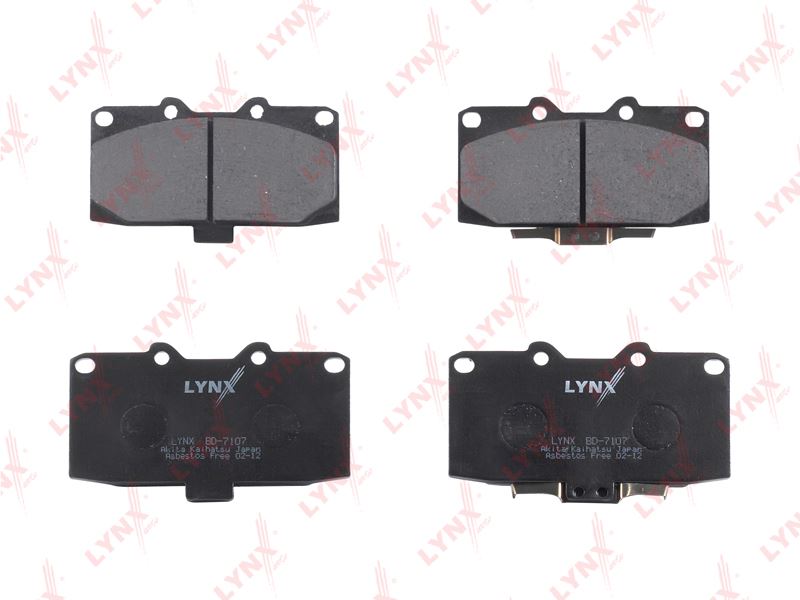 КОЛОДКИ ТОРМОЗНЫЕ ДИСКОВЫЕ LYNXauto BD7107
