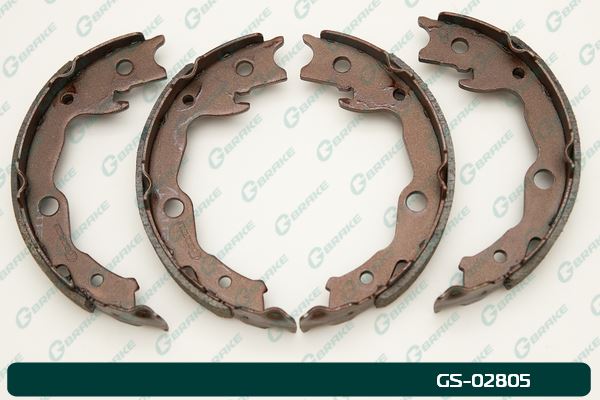 КОЛОДКИ ТОРМОЗНЫЕ БАРАБАННЫЕ G-BRAKE GS02805
