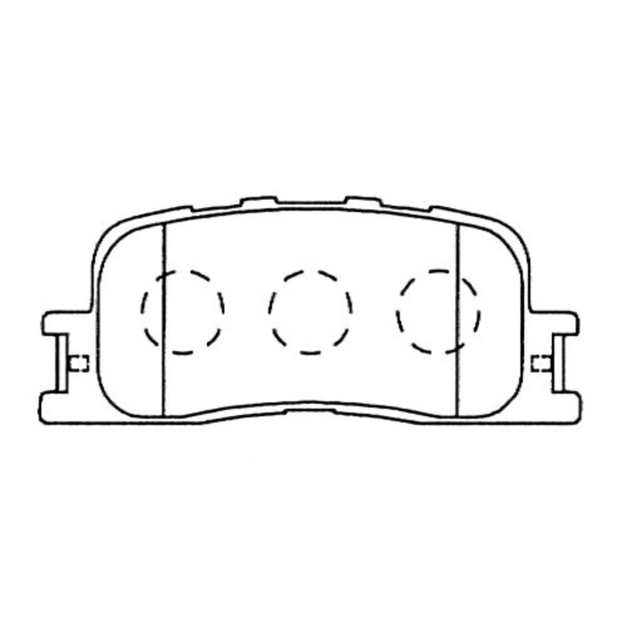 КОЛОДКИ ТОРМОЗНЫЕ ДИСКОВЫЕ TOKICO RN614