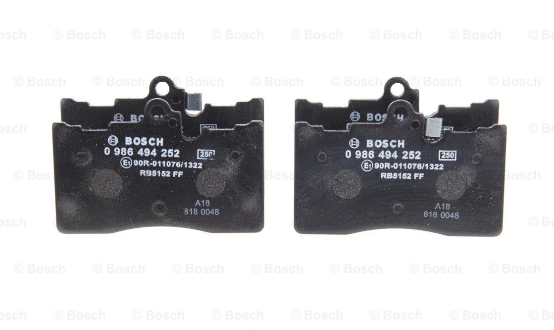 КОЛОДКИ ТОРМОЗНЫЕ ДИСКОВЫЕ BOSCH 0986494252