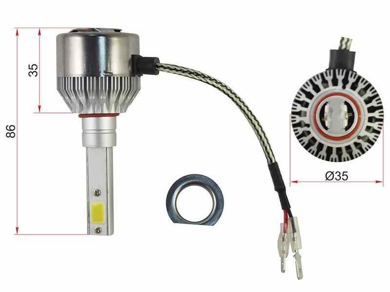 ЛАМПА СВЕТОДИОДНАЯ SAT STH1LED 3 600 H1 12V Светодиоды