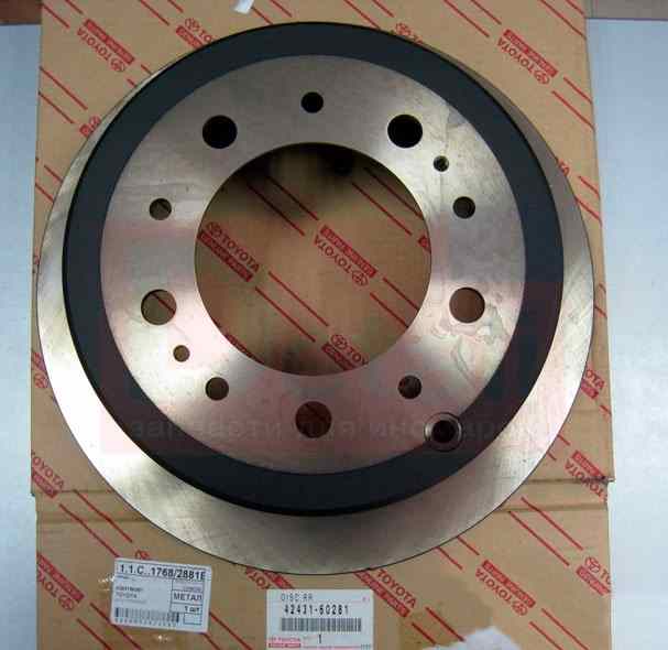 ДИСК ТОРМОЗНОЙ TOYOTA 4243160281