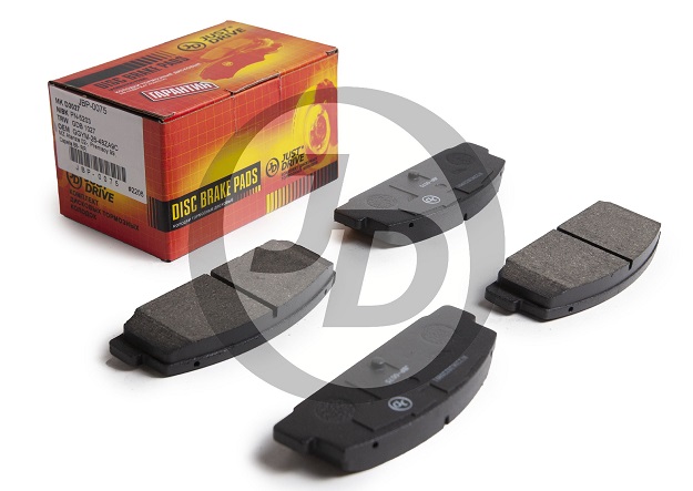 КОЛОДКИ ТОРМОЗНЫЕ ДИСКОВЫЕ JD JBP0075