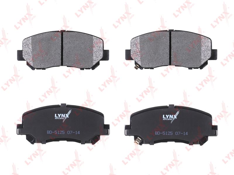 КОЛОДКИ ТОРМОЗНЫЕ ДИСКОВЫЕ LYNXauto BD5125