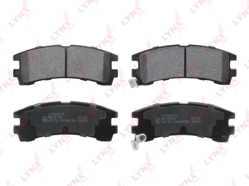 КОЛОДКИ ТОРМОЗНЫЕ ДИСКОВЫЕ LYNXauto BD5758
