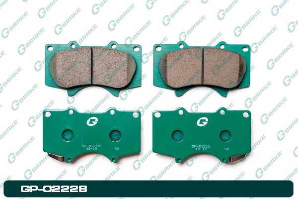 КОЛОДКИ ТОРМОЗНЫЕ ДИСКОВЫЕ G-BRAKE GP02228