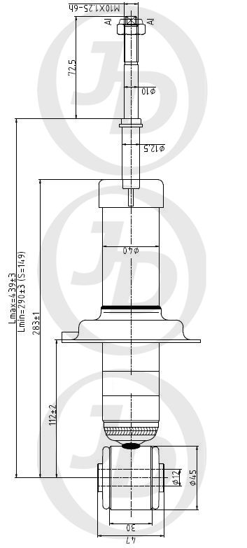 АМОРТИЗАТОР ПОДВЕСКИ JD JAA0366