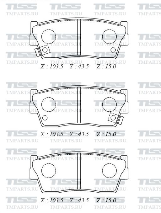 КОЛОДКИ ТОРМОЗНЫЕ ДИСКОВЫЕ PARAUT U281377Y