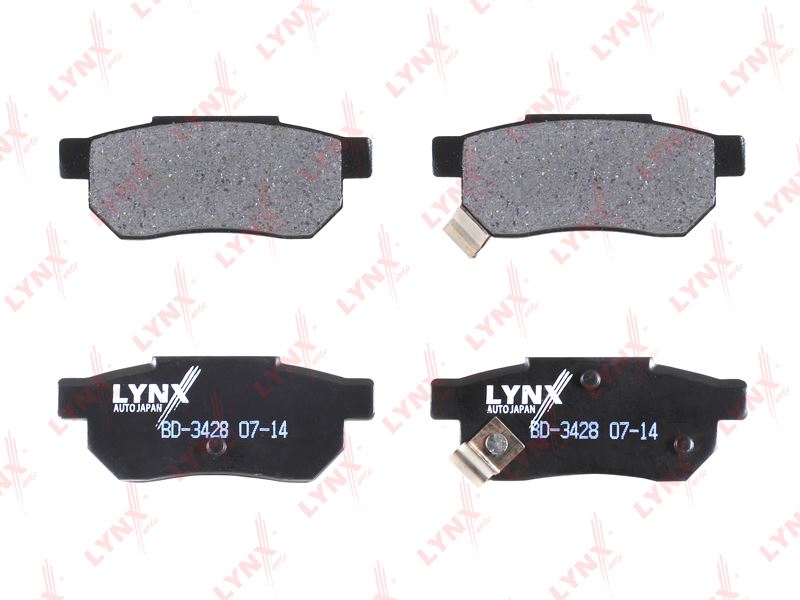 КОЛОДКИ ТОРМОЗНЫЕ ДИСКОВЫЕ LYNXauto BD3428