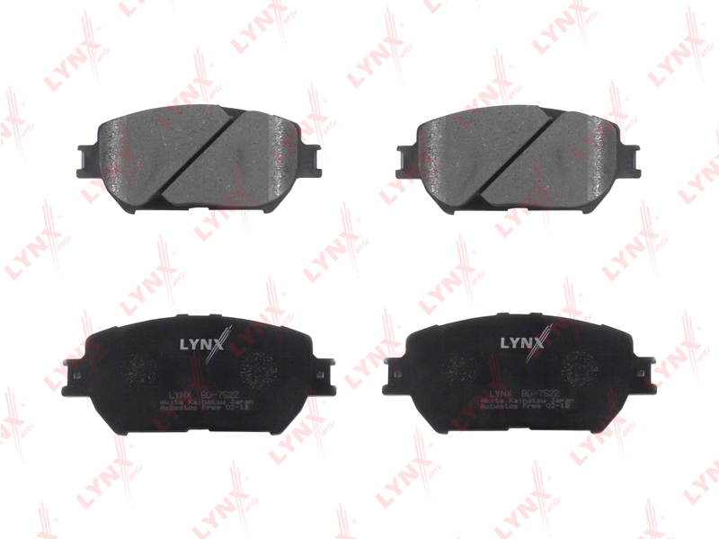 КОЛОДКИ ТОРМОЗНЫЕ ДИСКОВЫЕ LYNXauto BD7522