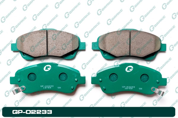 КОЛОДКИ ТОРМОЗНЫЕ ДИСКОВЫЕ G-BRAKE GP02233