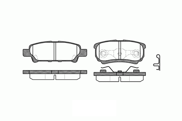 КОЛОДКИ ТОРМОЗНЫЕ ДИСКОВЫЕ TOKICO RN639