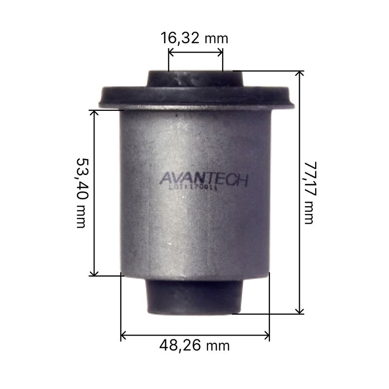 САЙЛЕНТБЛОК РЫЧАГА ПОДВЕСКИ AVANTECH ASB0542