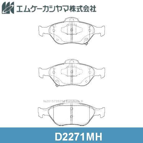 КОЛОДКИ ТОРМОЗНЫЕ ДИСКОВЫЕ KASHIYAMA D2271M