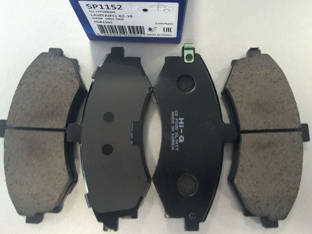 КОЛОДКИ ТОРМОЗНЫЕ ДИСКОВЫЕ MANDO MPD21