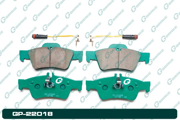 КОЛОДКИ ТОРМОЗНЫЕ ДИСКОВЫЕ G-BRAKE GP22018