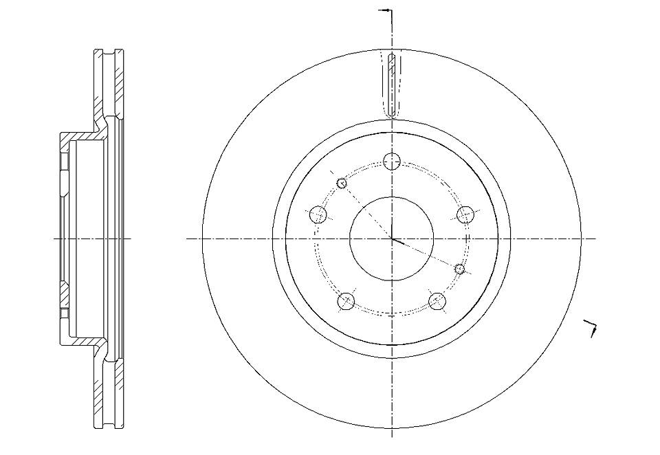 ДИСК ТОРМОЗНОЙ G-BRAKE GR20907