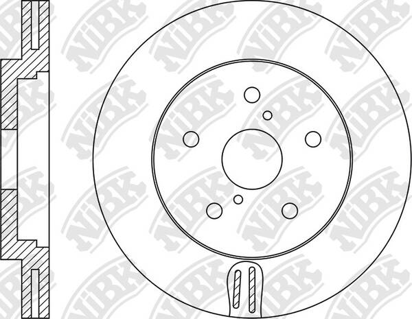 ДИСК ТОРМОЗНОЙ NIBK RN1931