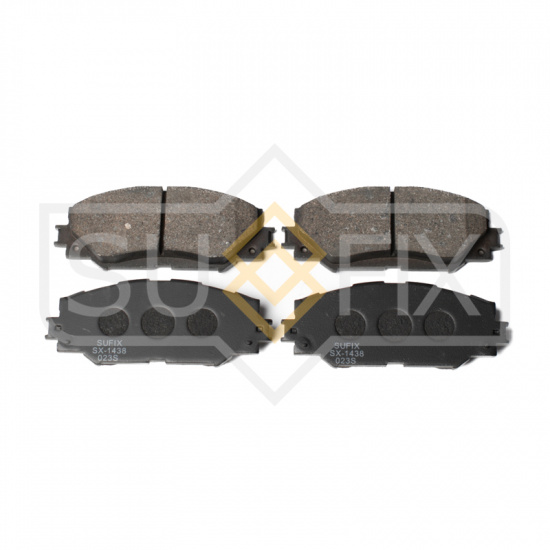 КОЛОДКИ ТОРМОЗНЫЕ ДИСКОВЫЕ SUFIX SX1438