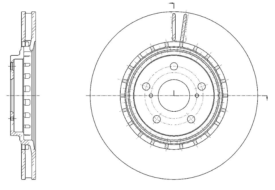 ДИСК ТОРМОЗНОЙ G-BRAKE GR20952