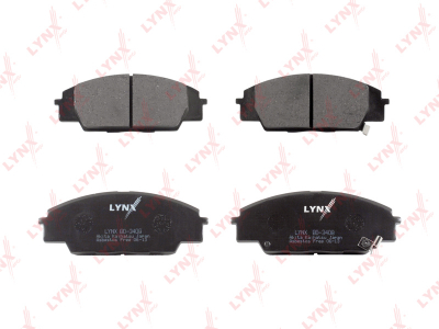 КОЛОДКИ ТОРМОЗНЫЕ ДИСКОВЫЕ LYNXauto BD3408