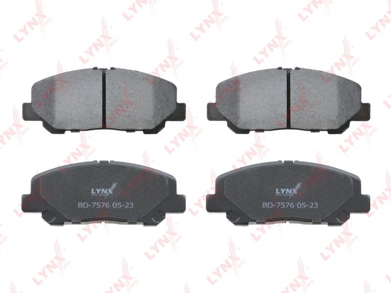 КОЛОДКИ ТОРМОЗНЫЕ ДИСКОВЫЕ LYNXauto BD7576