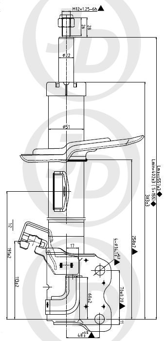 СТОЙКА ГАЗОМАСЛЯНАЯ JD JAS0436