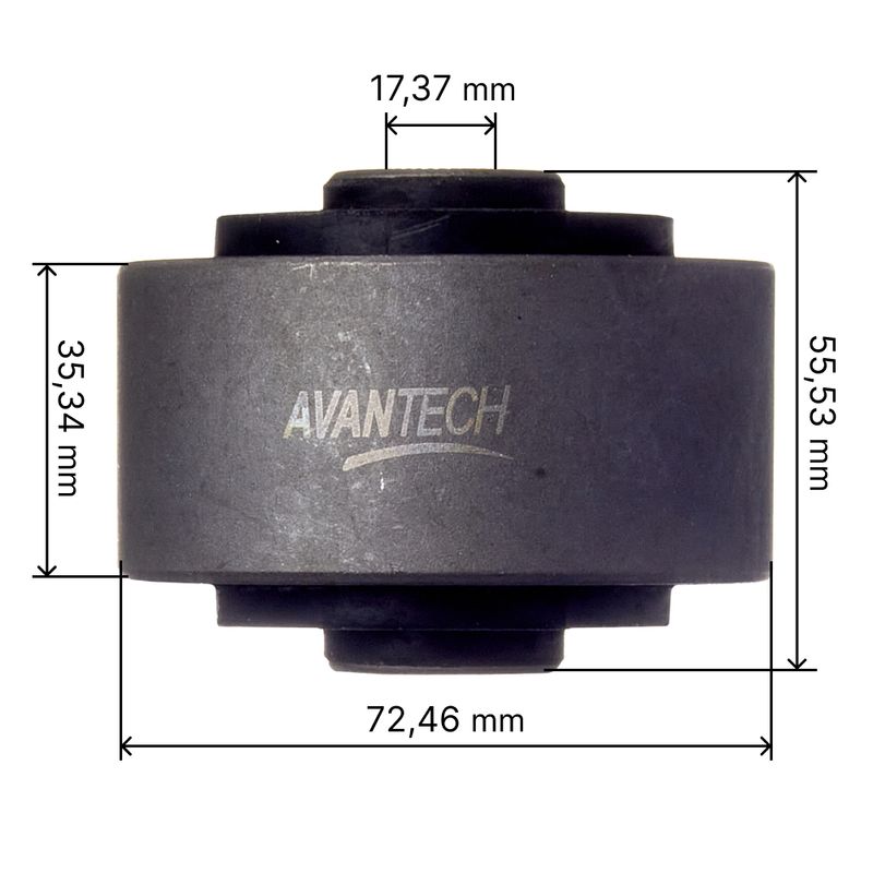 САЙЛЕНТБЛОК РЫЧАГА ПОДВЕСКИ AVANTECH ASB0287