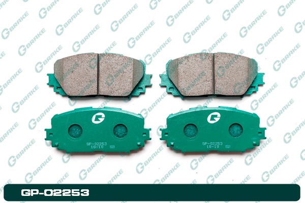 КОЛОДКИ ТОРМОЗНЫЕ ДИСКОВЫЕ G-BRAKE GP02253