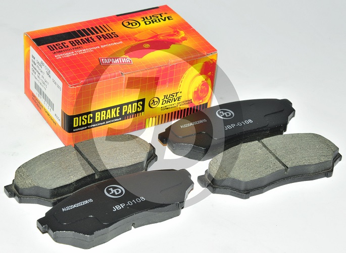 КОЛОДКИ ТОРМОЗНЫЕ ДИСКОВЫЕ JD JBP0108