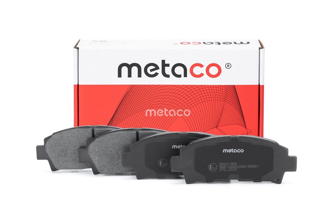КОЛОДКИ ТОРМОЗНЫЕ ДИСКОВЫЕ METACO 3000358