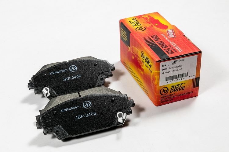 КОЛОДКИ ТОРМОЗНЫЕ ДИСКОВЫЕ JD JBP0406