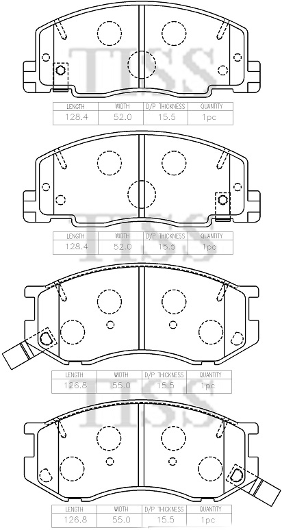 КОЛОДКИ ТОРМОЗНЫЕ ДИСКОВЫЕ PARAUT T281289Y
