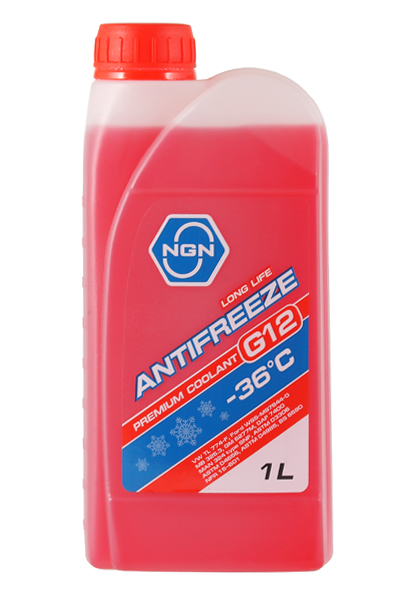 АНТИФРИЗ NGN V172485621 G12 -36 Красный 1 л.