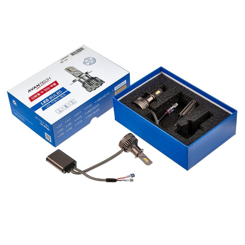 ЛАМПА СВЕТОДИОДНАЯ AVANTECH ALB0345Y 4 500 H3 12V 45Вт. Светодиоды Pk22s YELLOW (ЖЕЛТЫЙ)