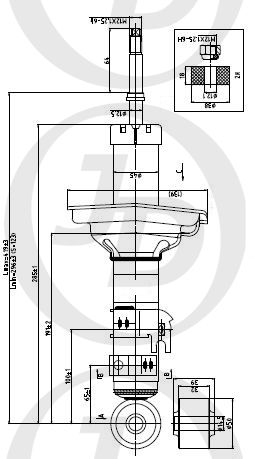 АМОРТИЗАТОР ПОДВЕСКИ JD JAA0309