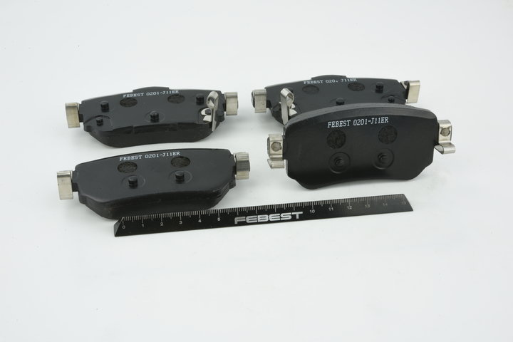 КОЛОДКИ ТОРМОЗНЫЕ ДИСКОВЫЕ FEBEST 0201J11ER