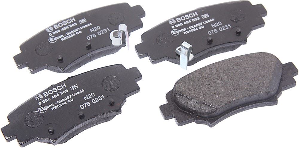 КОЛОДКИ ТОРМОЗНЫЕ ДИСКОВЫЕ BOSCH 0986494803