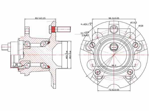 СТУПИЧНЫЙ УЗЕЛ SAT ST4245044020