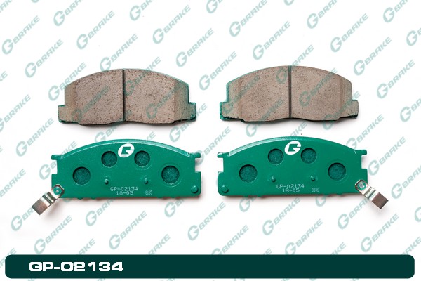 КОЛОДКИ ТОРМОЗНЫЕ ДИСКОВЫЕ G-BRAKE GP02134