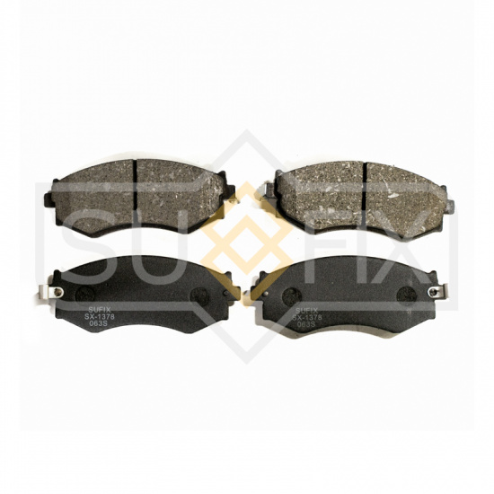 КОЛОДКИ ТОРМОЗНЫЕ ДИСКОВЫЕ SUFIX SX1378