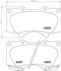 КОЛОДКИ ТОРМОЗНЫЕ ДИСКОВЫЕ IXAT X3P0064