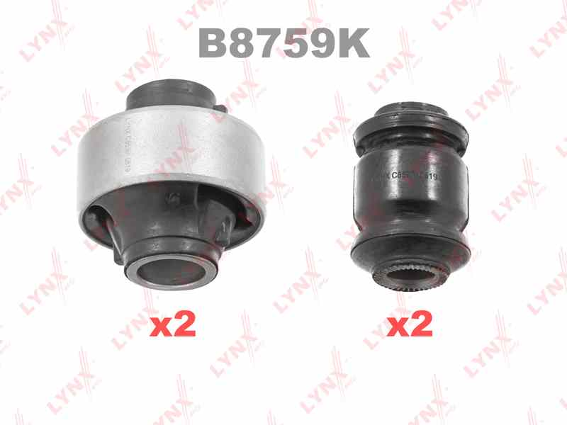САЙЛЕНТБЛОК РЫЧАГА ПОДВЕСКИ (КОМПЛЕКТ) LYNXauto B8759K